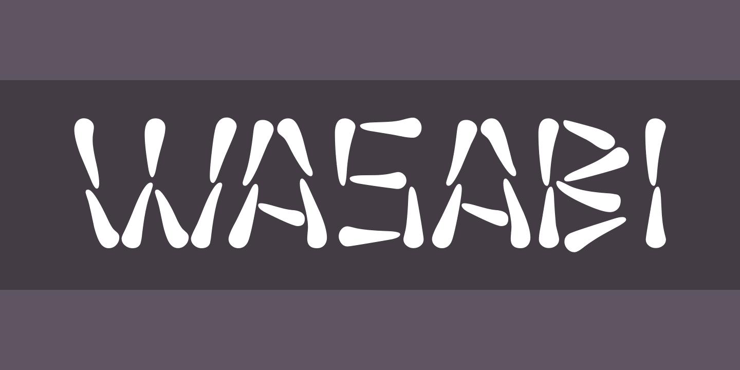 Wasabi Font preview